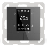 GVS Multifunktions-LCD-Panel (KNX-Secure), parametrierbar als Bedienpanel