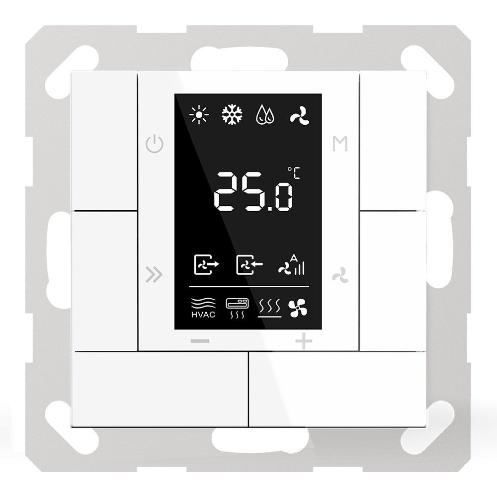 GVS GVS Multifunktions-LCD-Panel (KNX-Secure), parametrierbar als Bedienpanel