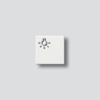 Siedle&Söhne Taste mit Lichtsymbol weiß für TLM 611/612-01 W 200029096-00