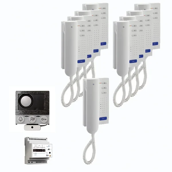 TCS TCS Tür Control audio:pack Einbau für 9 Wohneinheit PAIH090/004