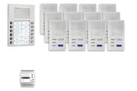TCS Tür Control Audio Außenstation Pack 12 PES12 Tasten Aufputz PPAF12-EN/02