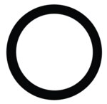 Ø 845mm H70mm 230V 97W IP20 3000K CRI80-schwarz ASCAR Wand-u Deckenleuchte