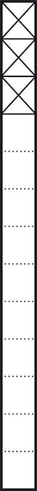 Siedle&Söhne Kommunikations-Stele 1,3m dgr/gli 3Mod KSF 613-3 DG