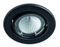 Rutec R55052-M Einbaustrahler schwenkbar für MR-16 -schwarz -