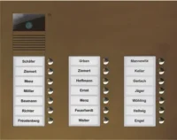 TCS Tür Control Video color Außenstation V PUK 21 Tasten 3-spal AVU16210-0012