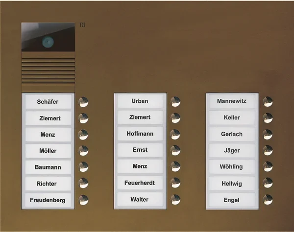 TCS TCS Tür Control Video color Außenstation V PUK 21 Tasten 3-spal AVU16210-0012