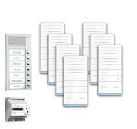 TCS Tür Control audio:pack Aufputz für 7 Wohneinheiten mit Außenstation PAK PAAF071/001