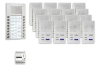 TCS Tür Control Audio Außenstation Pack 16 PES16 Tasten Aufputz PPAF16-EN/02