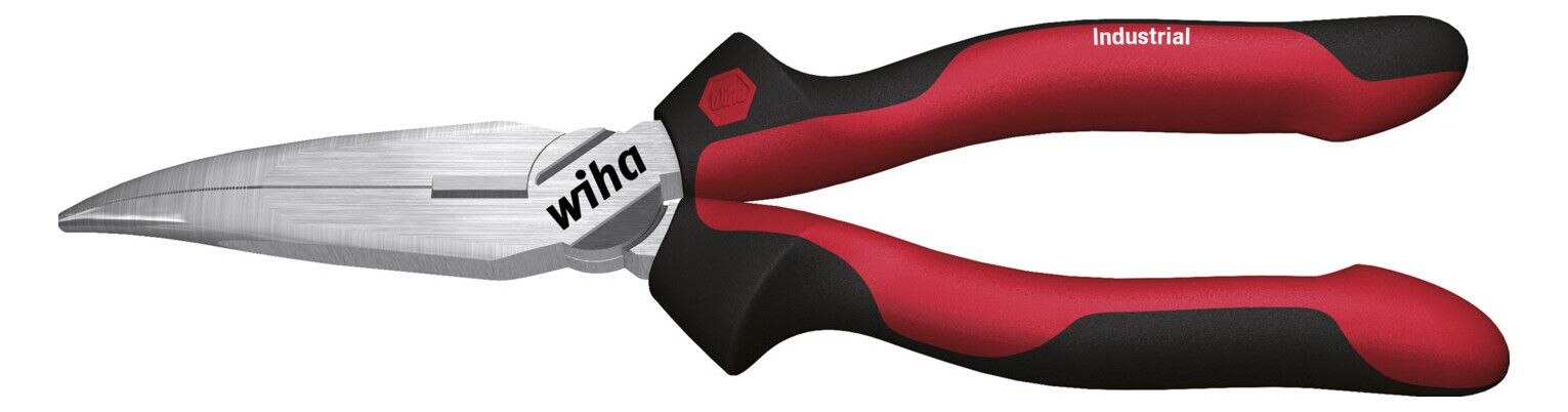 Wiha Wiha Z 05 1 02 160mm Industrial Flachrundzange gebogen ca.40° 32324