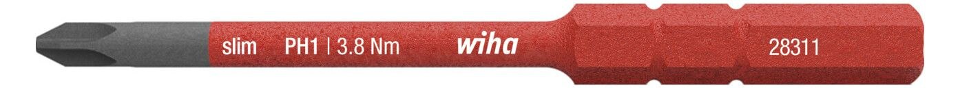 Wiha Wiha 2831 slimBit electric PH1x75mm Bit 34583