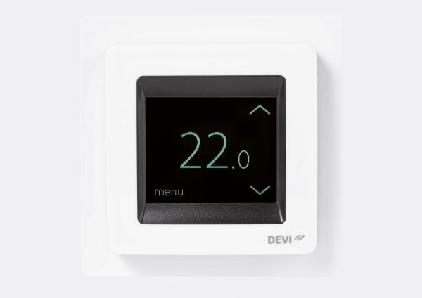 Devi DEVI Uhrenthermostat digi 230V 16A reinweiß Tag/Woche DEVIreg Touch