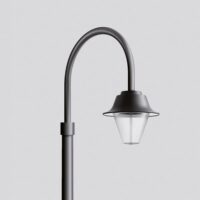 BEGA LED-Aufsatzleuchte 38,5W 76mm 3000K 84059K3 4582lm graphit Konv Alu IP65