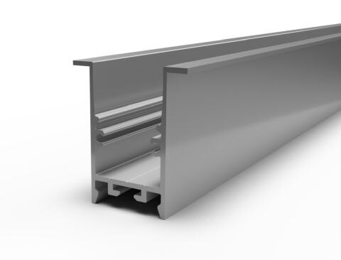 Rutec Aluminium-Kragenprofil TKP25/42 Tiefes Kragenprofil - 2 Meter PFE690
