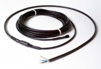 DEVI Heizband 20W/m 230V 6m schwarz 70°C DEVIsnow 20 2adrig Ø7,5mm