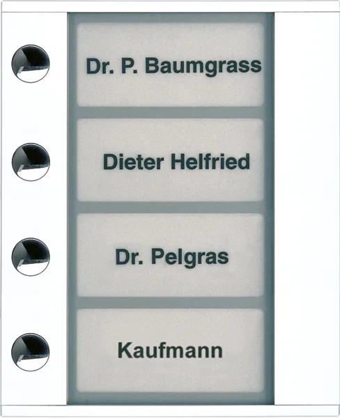 TCS TCS Tür Control Audioaußenstation 1-reihig Erw. 4 Tasten weiß PDT04-WS/04