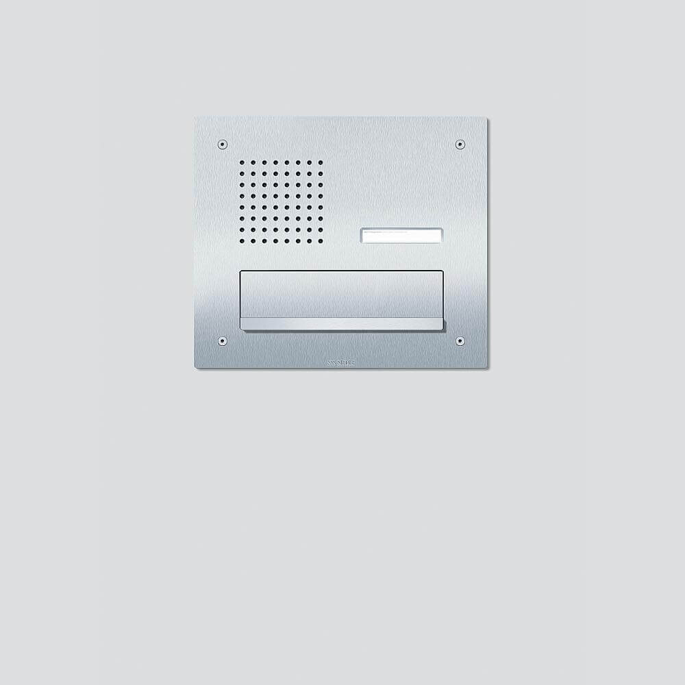 Siedle Siedle&Söhne Durchwurfbriefkasten-Front Edelstahl, Classic, Audio CL 411 BD2A 01 N