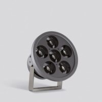 BEGA LED-Anbaustrahler 132W Konv 1-10V 84536K4 DALI 6LEDs graphit 4000K ws mt