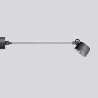 BEGA LED-Anbaustrahler 9,4W Konv DALI ws 84491K3 1LED graphit 3000K 960lm mt Alu