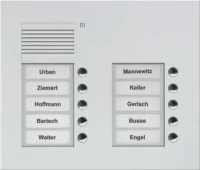 TCS Tür Control Türsprechstelle PUK10/2-EN