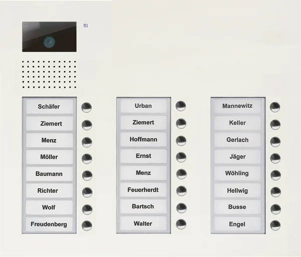 TCS TCS Tür Control Video color Außenstation V PUK 24 Tasten 3-spal AVU16240-0019