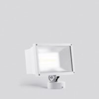 BEGA LED-Anbaustrahler 59W Konv DALI ws 84392W 1LED RGBW 4838lm ws mt RF:mt Alu