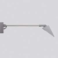 BEGA LED-Anbaustrahler 22W Konv DALI si 84100AK4 1LED 4000K ws 2661lm si mt Alu