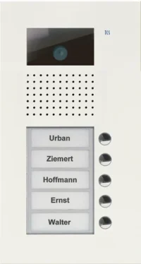 TCS Tür Control Video color Außenstation V PUK 5 Tasten 1-spalt AVU14050-0019