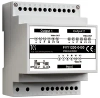 TCS Tür Control Videosignalverteiler 2fachVT02-SG FVY1200-0400