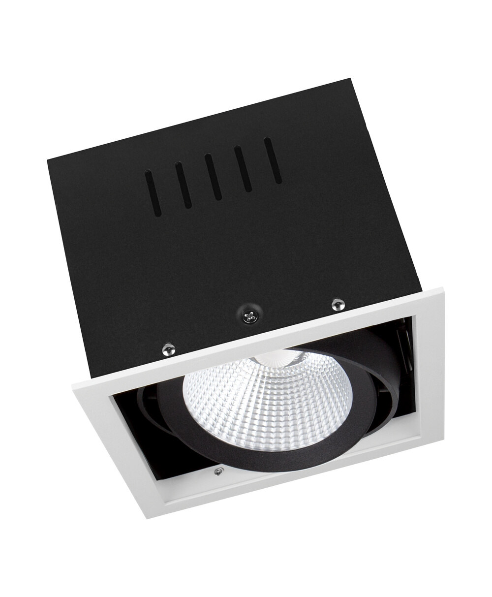 Ledvance SP MULTI 1X30W/4000K FL WT/BK Schwenkbarer Einbaustrahler 2700lm