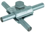Dehn MV-Klemme St/tZn für Rd 10mm MVK10SKM10X35FSCSTTZ
