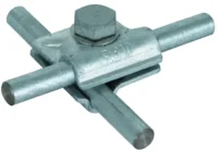 Dehn MV-Klemme St/tZn für Rd 10mm MVK10SKM10X35FSCSTTZ