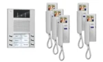 TCS Tür Control Videosprechanlgenset color 5 WE, mit Hörer PVE1550-0010