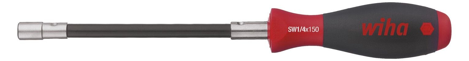 Wiha Wiha 386 1/4zx150mm Schraubendreher mit Bithalter SoftFinish® 01479