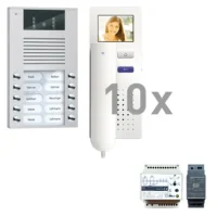 TCS Tür Control Videopack 10 AVE 10 Tasten Aufputz PVE15100-0010