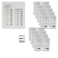 TCS Tür Control Audio Außenstation Pack 18 PUK 2reihig18Tast Unterputz PPUF18/2-EN/02