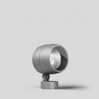 BEGA LED-Anbaustrahler 40W Konv DALI si 85139AK3 1LED 3000K ws 3834lm si mt Alu