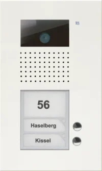 TCS Tür Control Video color Außenstation V PUK 2 Tasten 1-spalt AVU14020-0019