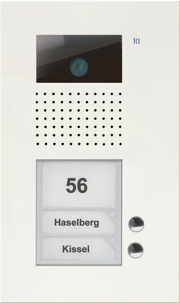 TCS TCS Tür Control Video color Außenstation V PUK 2 Tasten 1-spalt AVU14020-0019