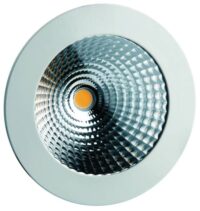 starr rund 700mA 25W IP40 3000K CRI80- weiss NINQITA COB LED-Einbaustrahler
