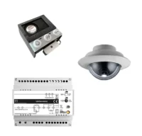 TCS Tür Control Videosprechanlgenset color mit Einbau Domekamera VK03