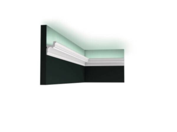 Rutec Voutenleiste 5 5x4 2 Stuck PU-Schaum-Leiste-2 Meter PFG025