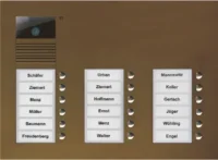 TCS Tür Control Video color Außenstation V PUK 18 Tasten 3-spal AVU16180-0012