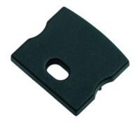 Rutec 65534 Endkappe Einspeisung black RAL9005