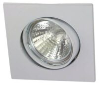 Rutec ALU55391-M Druckguss Einbaustr. Quadroschwenkbar für MR16 weiß