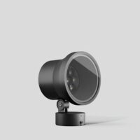 BEGA LED-Anbaustrahler 28W Konv DALI ws 85081K4 1LED graphit 4000K 2141lm mt