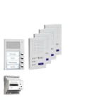 TCS Tür Control Paketlösung Aufputz 4 Wohneinheiten z hörerl Freisprech. PPAF04-EN/02