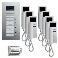 TCS Tür Control Videosprechanlgenset color 7 Tasten Freisprech. PVU1670-0010