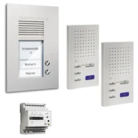 TCS Tür Control Paketlösung Freispr. 2 Tasten Unterputz PSU2220-0000