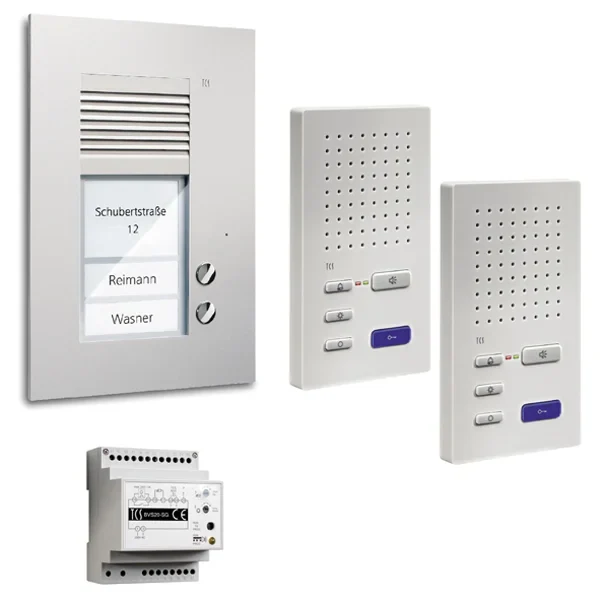 TCS TCS Tür Control Paketlösung Freispr. 2 Tasten Unterputz PSU2220-0000