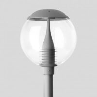 BEGA LED-Aufsatzleuchte 26W 76mm 3000K 85099AK3 2803lm si Konv Alu Kst_tr IP65